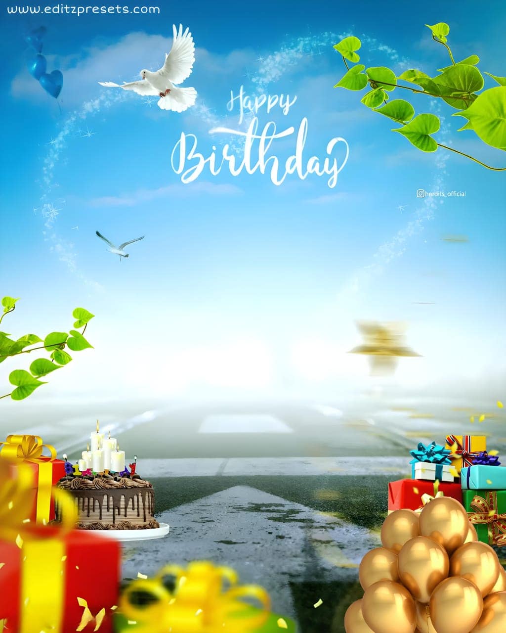 full hd birthday editing background