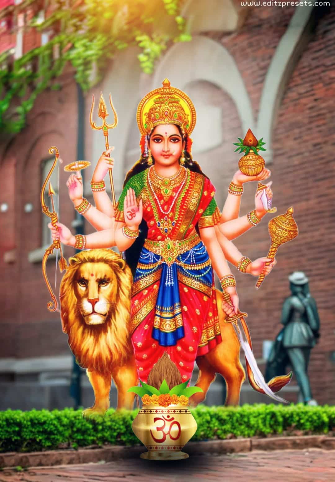 navratri photo editing background