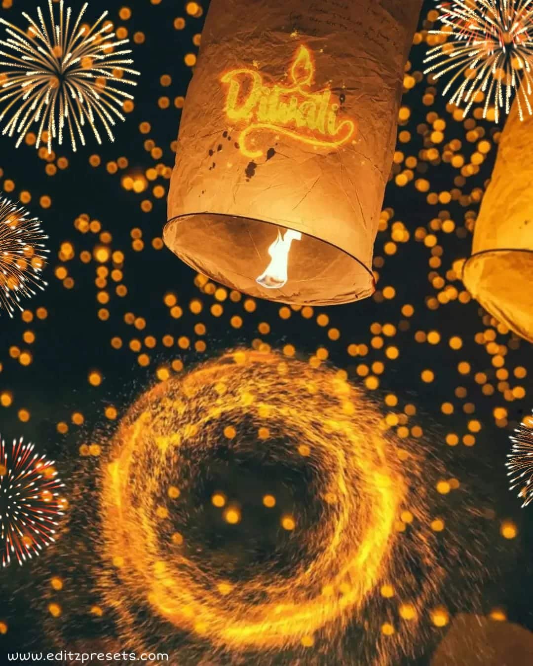 diwali photo editing background online