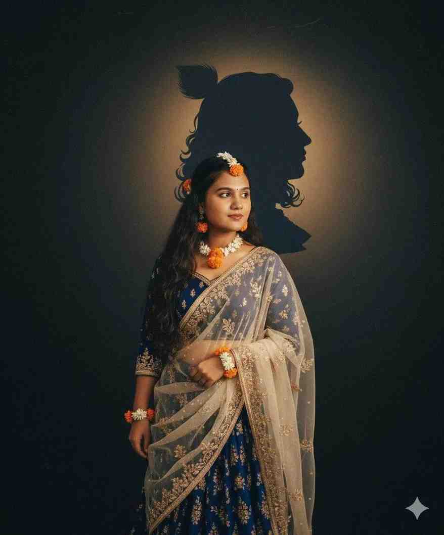 trending radha looking ai gemini photo editing