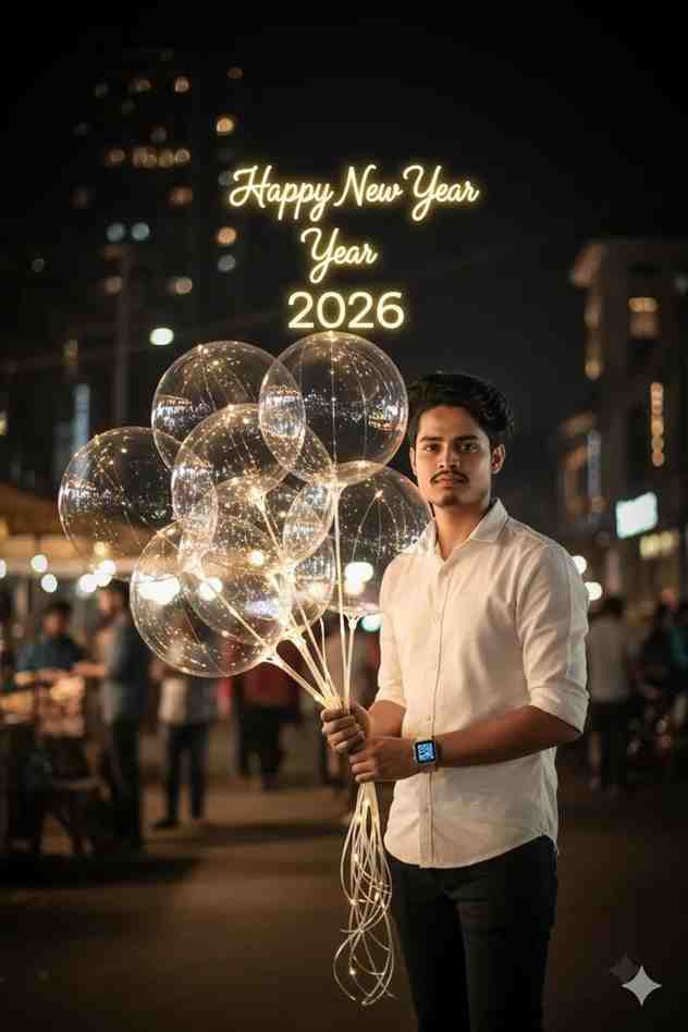 Happy New Year Photo Editing 2026