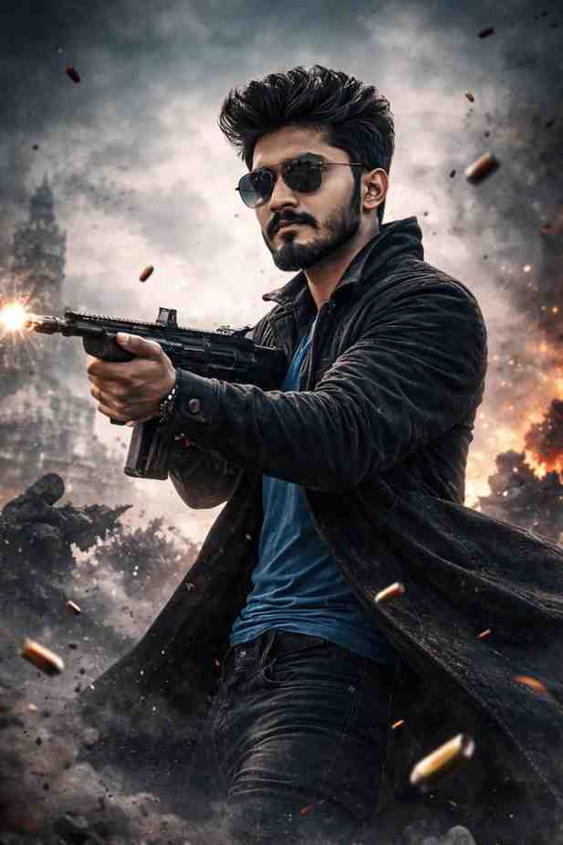 Toxic Movie Photo Editing prompt