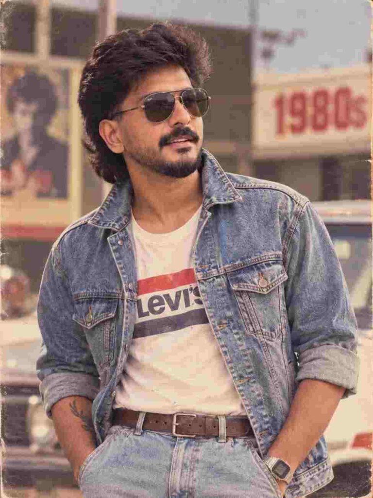 trending 80s look prompt