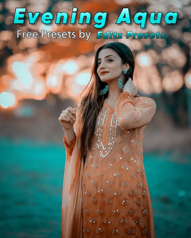 Evening Aqua Lightroom Presets [1 Click FREE Download] - Editz Presets ...