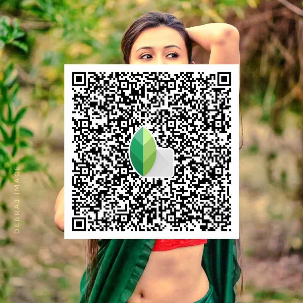 Snapseed qr codes face smooth