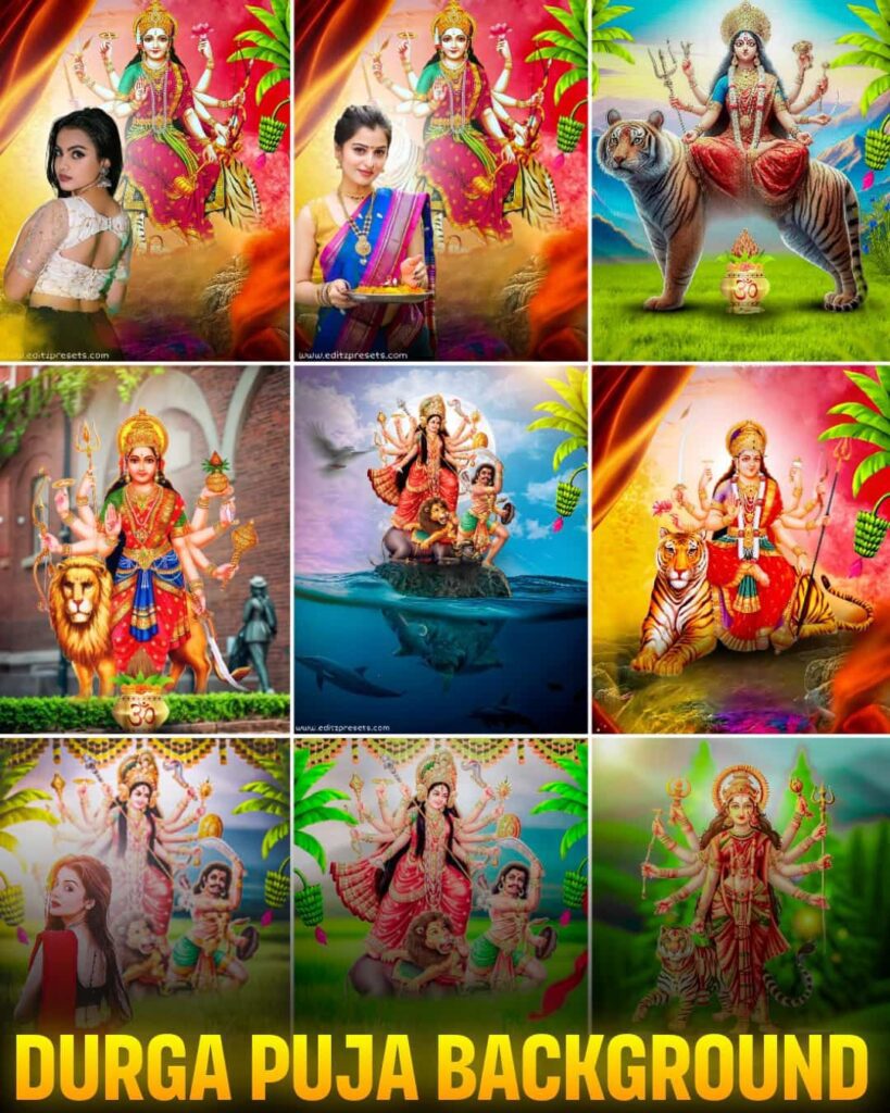 Photo Edit Durga Puja Editing Background