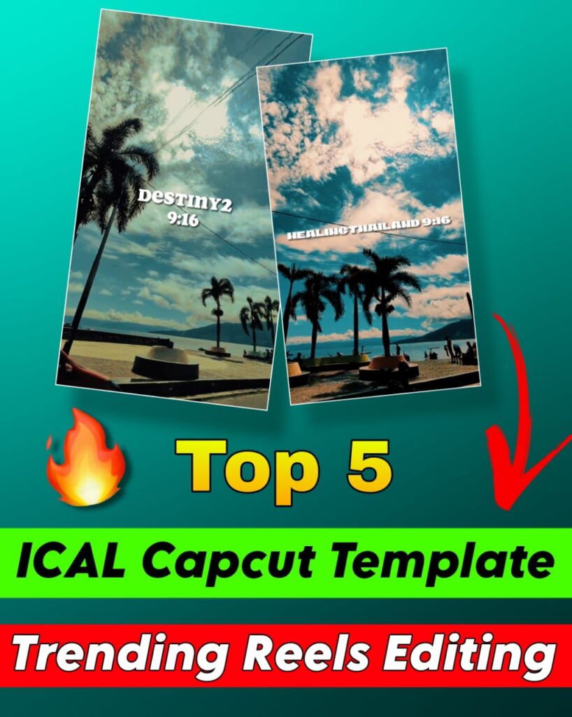 ical capcut template slow motion