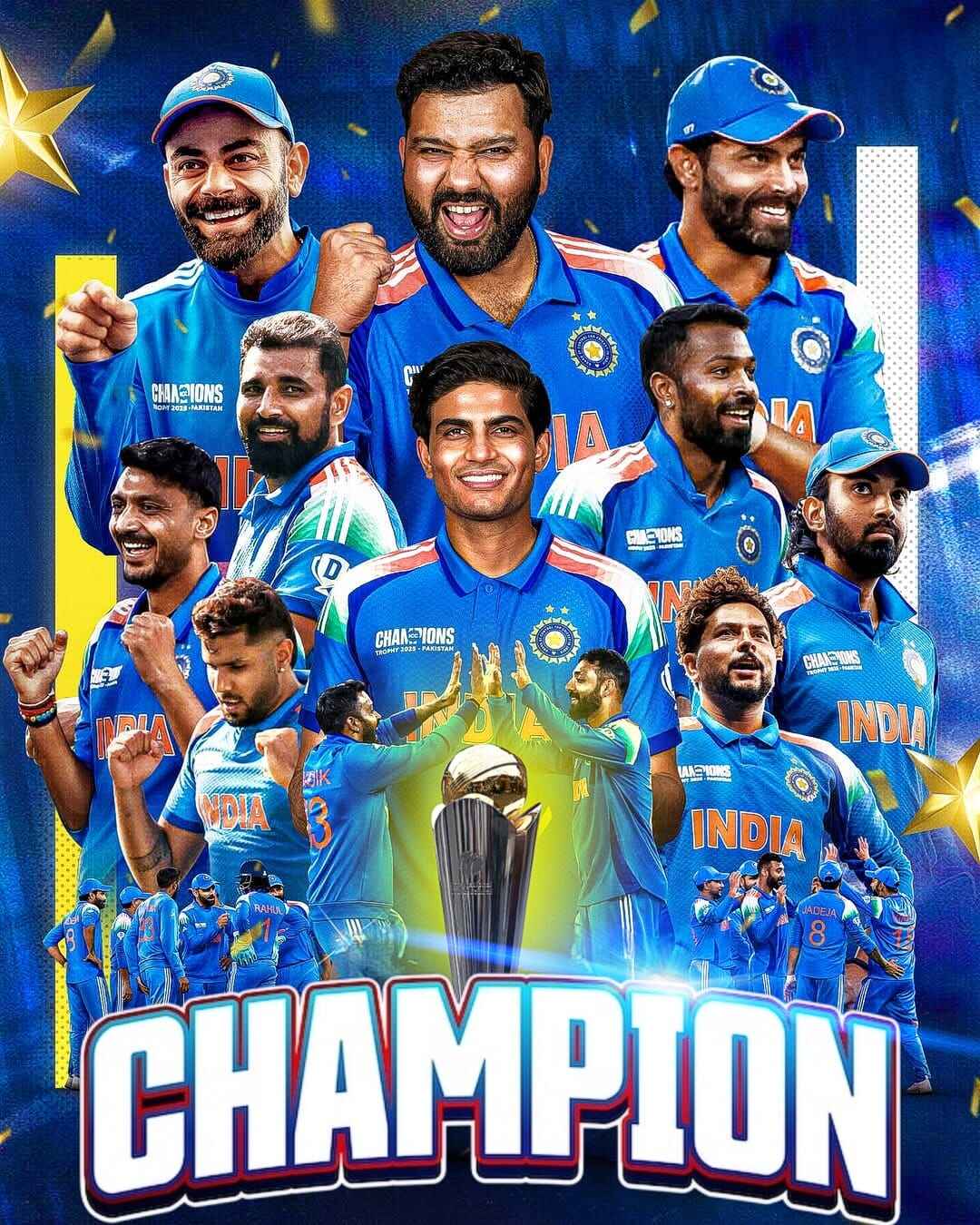 India Icc Champions Trophy 2025 Win